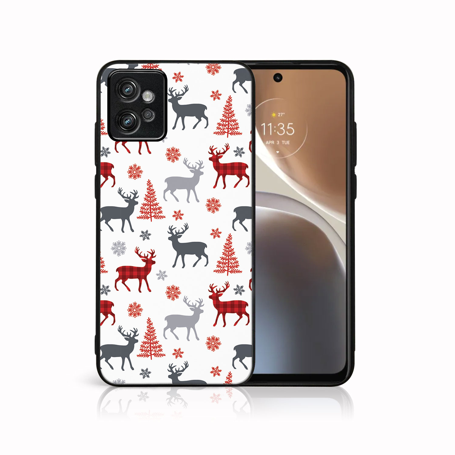 MY ART Ovitek z božičnim dizajnom Motorola Moto G32 JELEN (068)