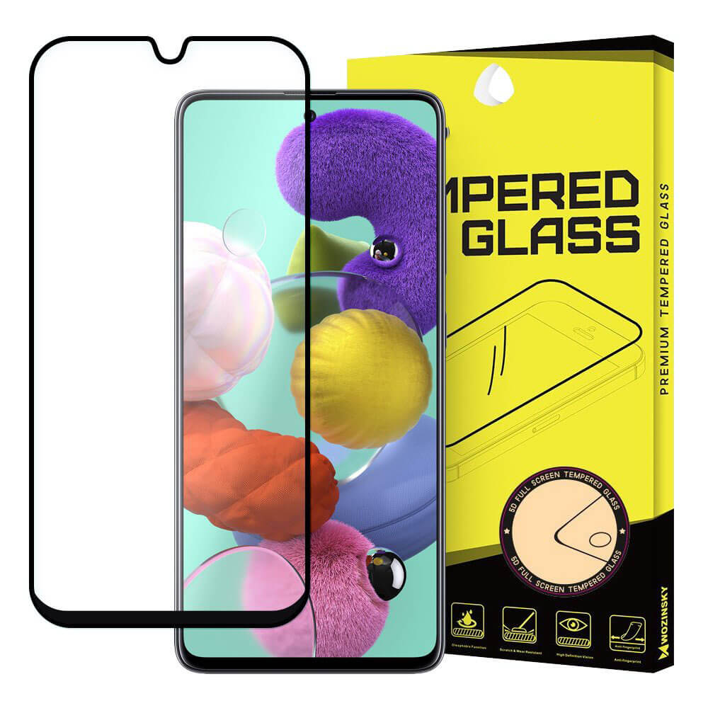 3D Kaljeno steklo Samsung Galaxy Note 10 Lite črno