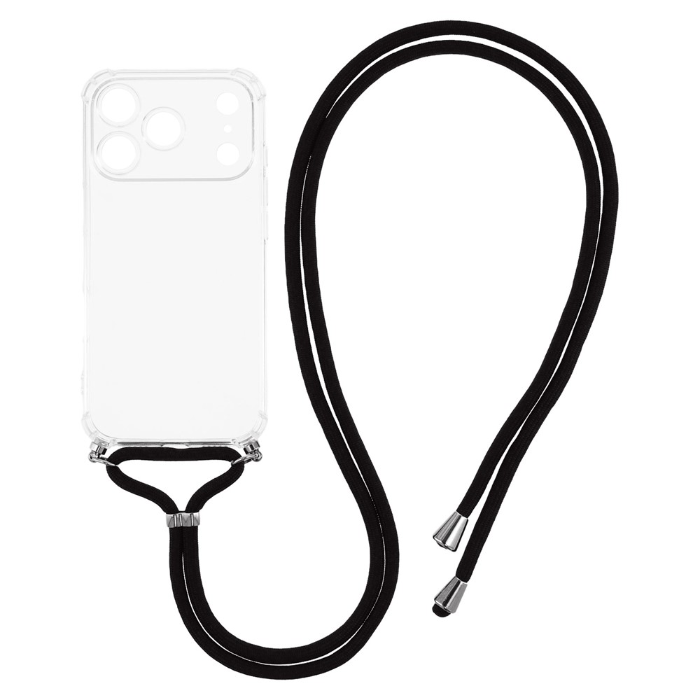 TRANSPARENT ROPE Ovitek z vrvico Apple iPhone 17 Pro prozoren