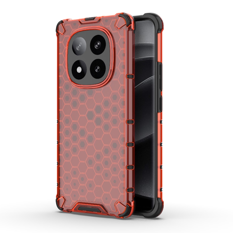 HONEYCOMB Zaščitni pokrov Xiaomi Redmi Note 14 Pro+ 5G rdeča