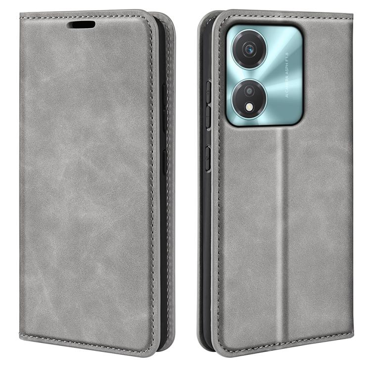 MAGNETIC Ovitek na preklop za Honor X5c Plus siv
