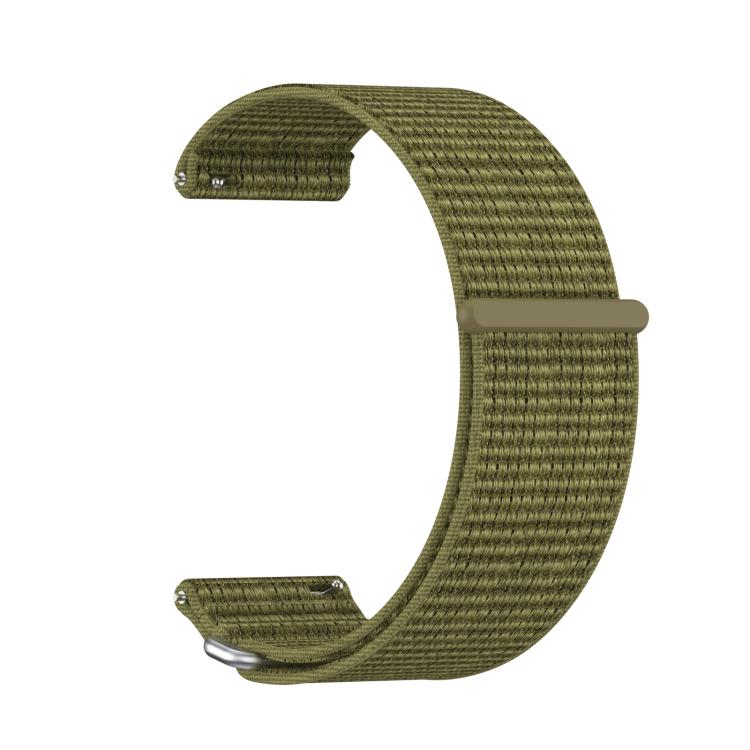 NYLON HOOK AND LOOP Nadomestni pašček za Garmin Venu X1 temnozelen