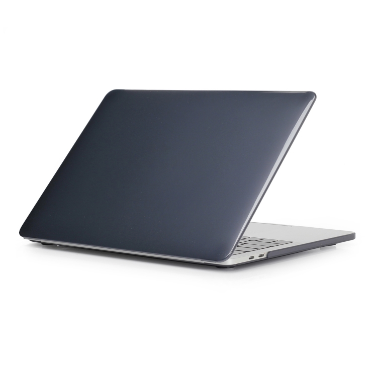 CRYSTAL Plastični ovitek za Macbook Air 13 (M2 / M3 / M4) A2681 / A3113 / A3240 črn