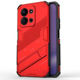 BIB Zaščitni ovitek s stojalom za POCO C85 rdeče barve