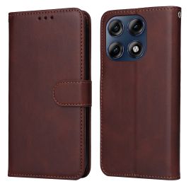 SMOOTH Etui denarnica za Motorola Edge 70 Pro rjav