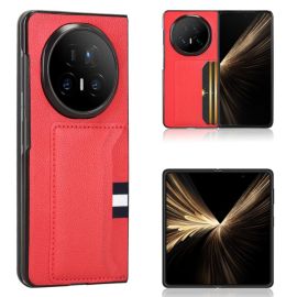 LITCHI Zaščitni ovitek Honor Magic V5 rdeče barve