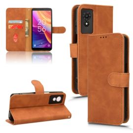 SKIN FLIP Etui za denarnico TCL 501 rjav