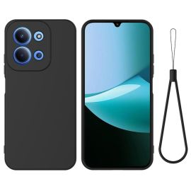 RUBBER Zaščitni ovitek za POCO C85 črn