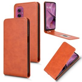 Preklopna torbica za Motorola Moto G55 5G rjava