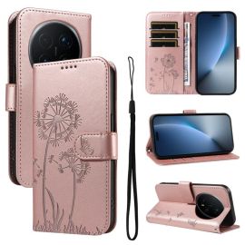 ART DANDELION Preklopni etui za Honor Magic8 Pro roza