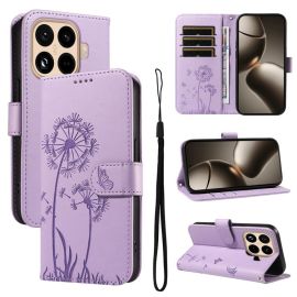 ART DANDELION Denarnica etui za Xiaomi 15T Pro vijolično