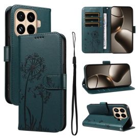 ART DANDELION Etui za denarnico za Xiaomi 15T Pro, temno zeleno