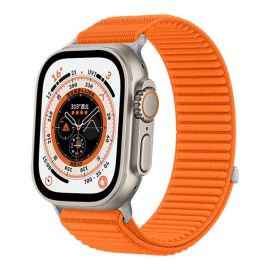 xDfind NYLON Zamenljiv pašček za Apple Watch 38 / 40 / 41 / Apple Watch 10 / 11 42mm oranžen
