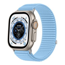 xDfind NYLON Nadomestni pašček za Apple Watch 38 / 40 / 41 / Apple Watch 10 / 11 42mm svetlo modre barve