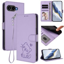 ART CAT Denarnični ovitek s trakom za T Phone 3, svetlo vijoličen