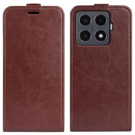 Ovitek na preklop za Xiaomi 15T Pro rjave barve