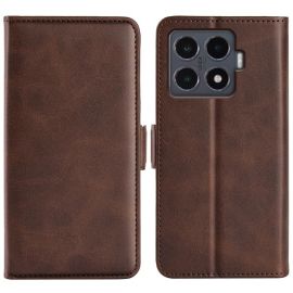 SIDE Denarnica etui za Xiaomi 15T Pro temno rjava
