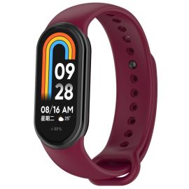 SILICONE Zamenljiv trak za Xiaomi Smart Band 9 bordo