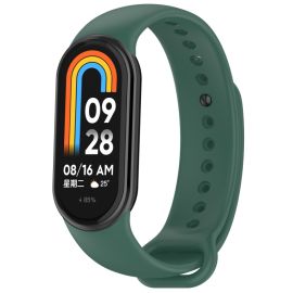 SILICONE Zamenljiv trak za Xiaomi Smart Band 9 temno zelen