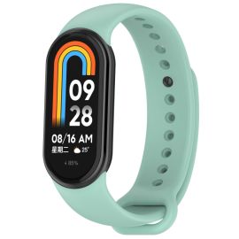 SILICONE Zamenljiv trak za Xiaomi Smart Band 9 svetlo zelen