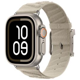 TWILL BAND Najlonski pašček za Apple Watch 38 / 40 / 41 / Apple Watch 10 / 11 42mm bež