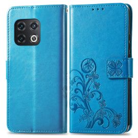 ART Ovitek za denarnico OnePlus 10 Pro 5G FLOWERS moder