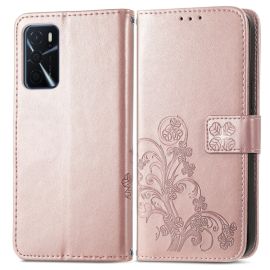 ART Ovitek za denarnico Oppo A16 / Oppo A16s FLOWERS svetlo roza