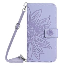 ART SUN FLOWER Etui denarnica s paščkom Xiaomi 13T / 13T Pro vijoličen