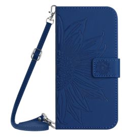 ART SUN FLOWER Etui denarnica s paščkom Xiaomi 13T / 13T Pro modra