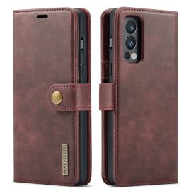DG.MING Torbica denarnica 2v1 OnePlus Nord 2 5G rdeča