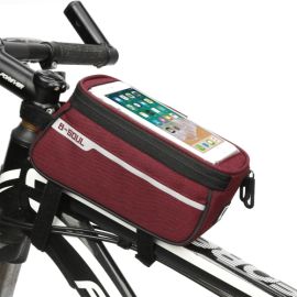 B-SOUL YA249 Kolesarski nosilec za telefon rdeč