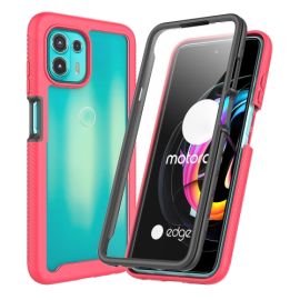 DUAL Dvostranski ovitek s folijo Motorola Edge 20 Lite pink