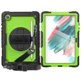 Ovitek SOLID 360 Samsung Galaxy Tab A8 (SM-X205 / SM-X200) črno-zelen