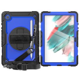 Ovitek SOLID 360 Samsung Galaxy Tab A8 (SM-X205 / SM-X200) črno-temno moder