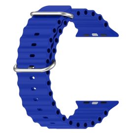 OCEAN pašček za Apple Watch Ultra 1 / 2 / 3 (49 mm) / 9 / 8 / 7 (45 mm) / 6 / SE / 5 / 4 (44 mm) / 3 / 2 / 1 (42 mm) moder