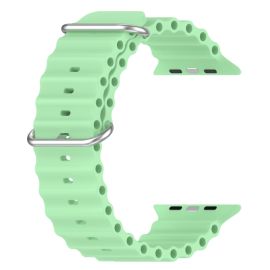 OCEAN pašček za Apple Watch Ultra 1 / 2 / 3 (49 mm) / 9 / 8 / 7 (45 mm) / 6 / SE / 5 / 4 (44 mm) / 3 / 2 / 1 (42 mm) svetlo zelen