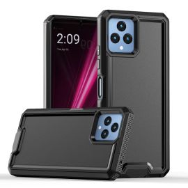 DOUBLE COLOR Zaščitni ovitek za T Phone / T Phone 2023 črn