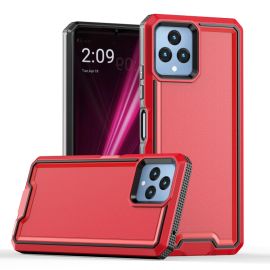 DOUBLE COLOR Zaščitni ovitek za T Phone / T Phone 2023 rdeč