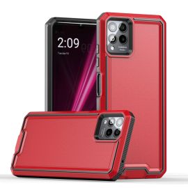 DOUBLE COLOR Zaščitni ovitek za T Phone Pro / T Phone Pro 2023 rdeč