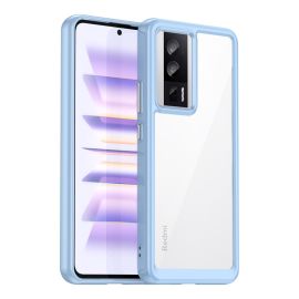 CRYSTAL Zaščitni ovitek za Xiaomi Poco F5 Pro svetlo moder