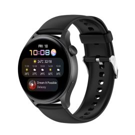 SILIKONSKI pašček za Huawei Watch 4 / Watch 4 Pro črn
