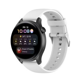 SILIKONSKI pašček za Huawei Watch 4 / Watch 4 Pro bel