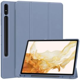 LEATHER preklopna torbica za Samsung Galaxy Tab S9+ / S10+ temno modra