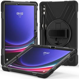 SOLID Durable ovitek za Samsung Galaxy Tab S9+ / S10+ črn