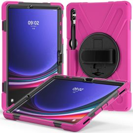 SOLID Durable ovitek za Samsung Galaxy Tab S9+ / S10+ temno roza