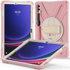 SOLID Durable ovitek za Samsung Galaxy Tab S9+ / S10+ svetlo roza
