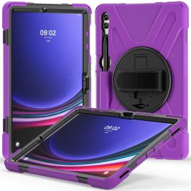 SOLID Durable ovitek za Samsung Galaxy Tab S9+ / S10+ vijoličen