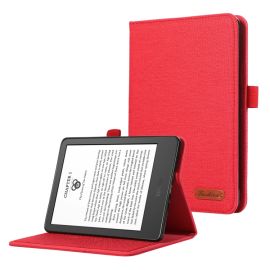 FABRIC Zgibni pokrov za Amazon Kindle Paperwhite 5 2021 rdeč