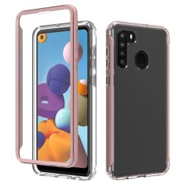 DUAL trpežni ovitek Samsung Galaxy A21 pink