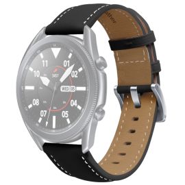 Kožený remienok Samsung Galaxy Watch 3 45mm  čierny